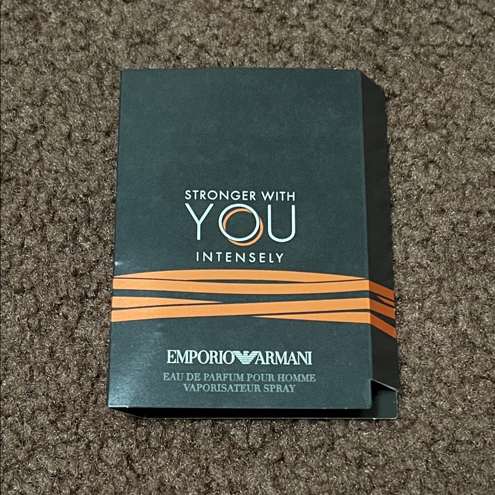 🤎5 For $25🤎 EMPORIO ARMANI STRONGER WITH YOU INTENSELY Men’s Fragrance Sample